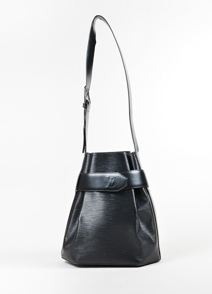 Black Louis Vuitton Epi Leather Sac D&#39;Epaule Bucket Bag – Luxury Garage Sale