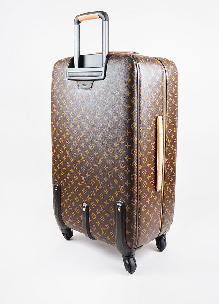 Louis Vuitton Brown Coated Canvas Monogram &quot;ZEPHYR 70&quot; Trolley Luggage – Luxury Garage Sale