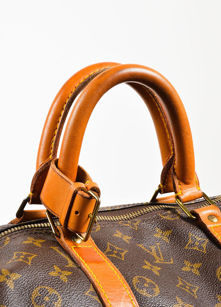 Louis Vuitton Monogram Men's Women's Small Travel Duffle Carryall Top  Handle Bag For Sale at 1stDibs