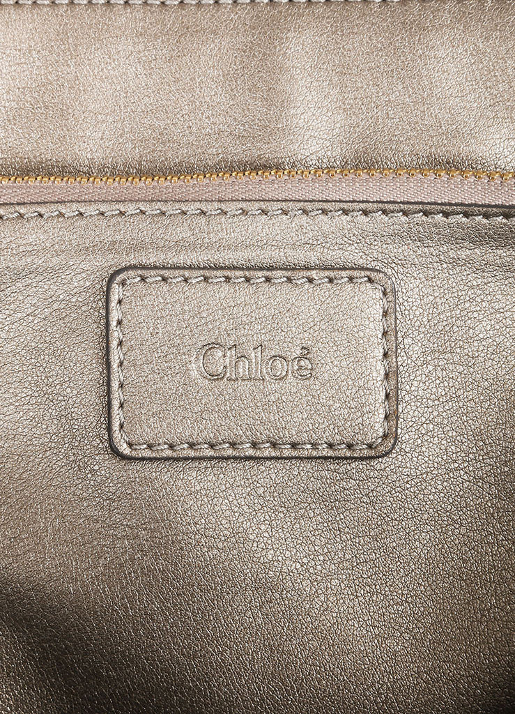 Chloe | Black Leather Satchel Tote Bag – Luxury Garage Sale
