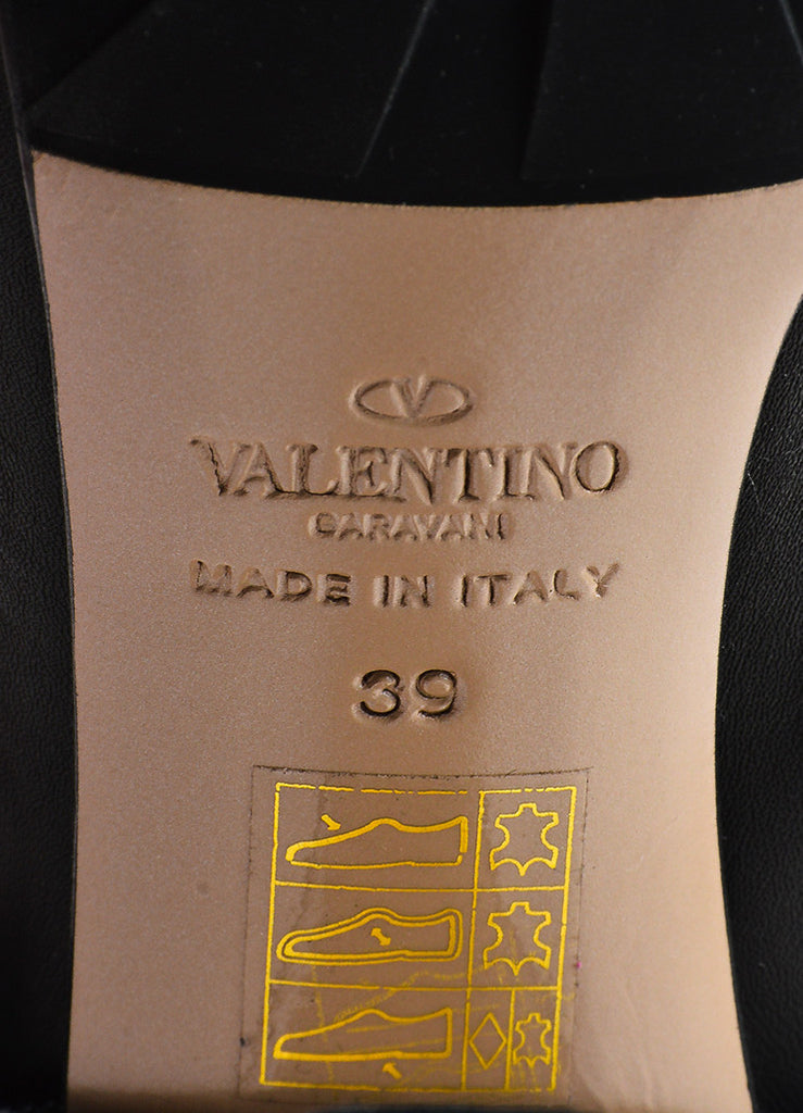 Valentino | Black Valentino Leather 