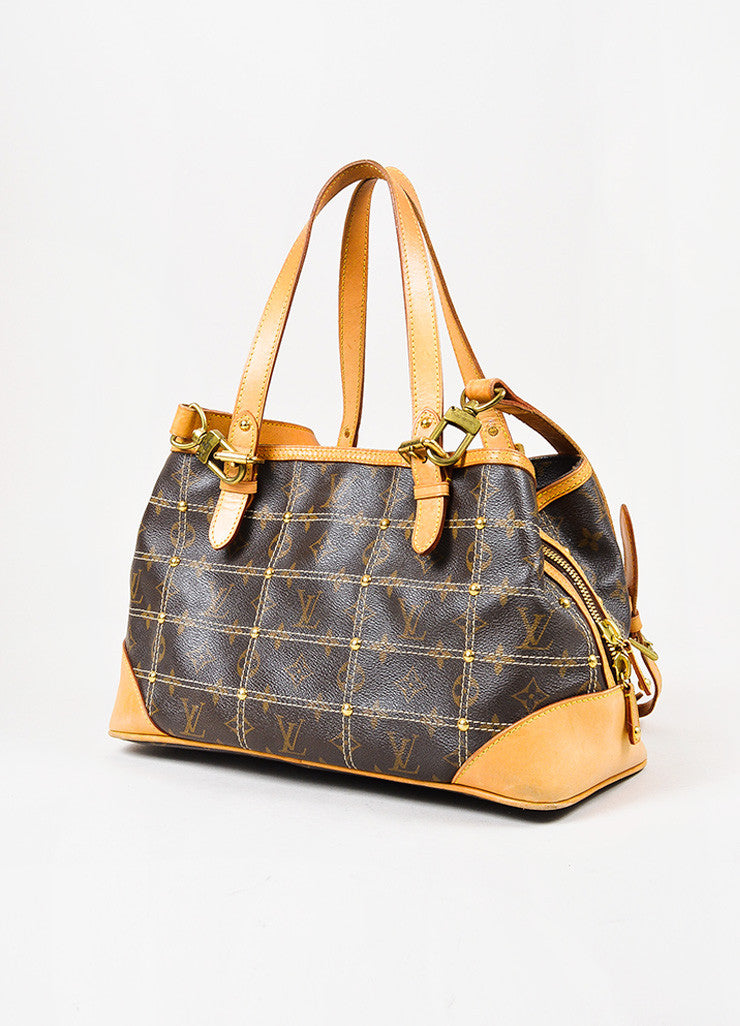 Louis Vuitton Inventeur Brown Canvas &quot;Riveting&quot; Bag – Luxury Garage Sale