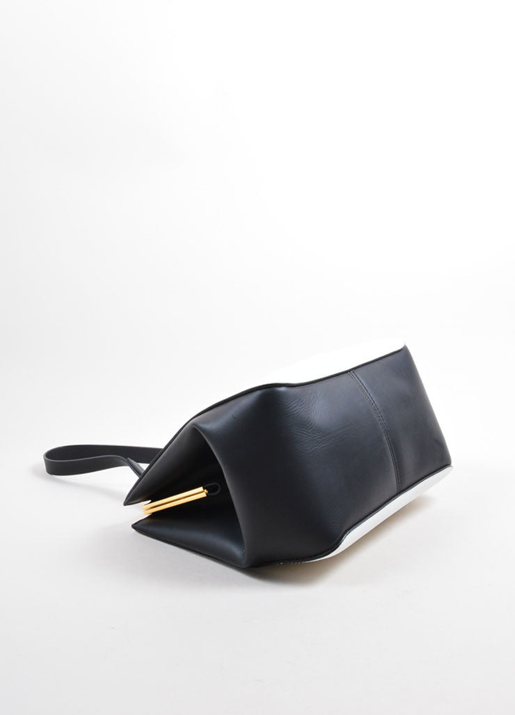 Marni White and Black Color Block Leather Frame Bag – Luxury Garage Sale