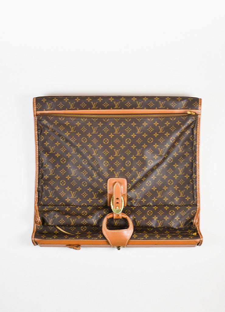 Brown Louis Vuitton The French Luggage Company Canvas Garment Bag – Luxury Garage Sale