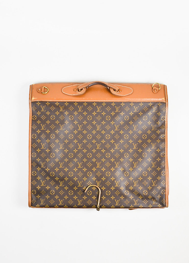Brown Louis Vuitton The French Luggage Company Canvas Garment Bag – Luxury Garage Sale