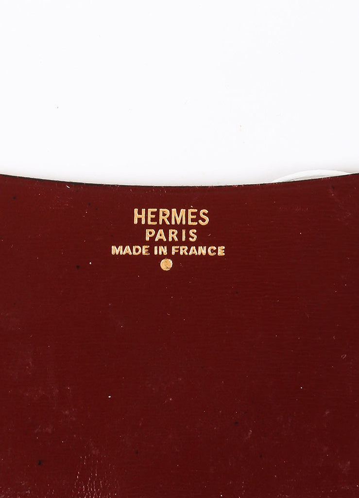 Hermes | Burgundy Crocodile Leather Planner Address Book Cover – Luxury ...