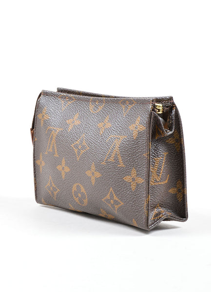 Louis Vuitton Coated Canvas &quot;Toiletry Pouch 15&quot; Bag – Luxury Garage Sale