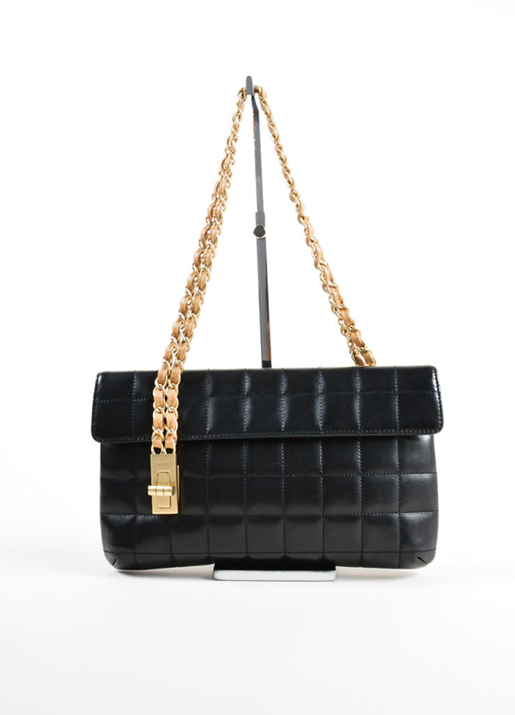 Chanel Black Quilted Leather Mademoiselle Lock Flap Bag – Luxury Garage ...