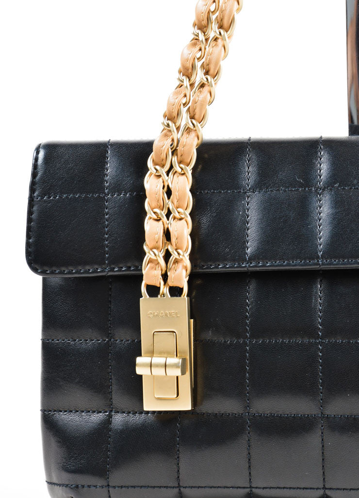Chanel Black Quilted Leather Mademoiselle Lock Flap Bag – Luxury Garage ...
