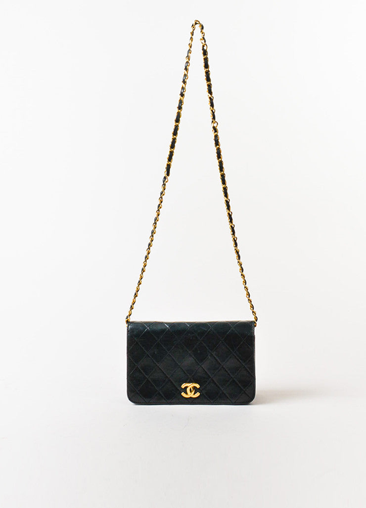 Chanel Black Leather Quilted Chain Strap CC Mini Bag – Luxury Garage Sale