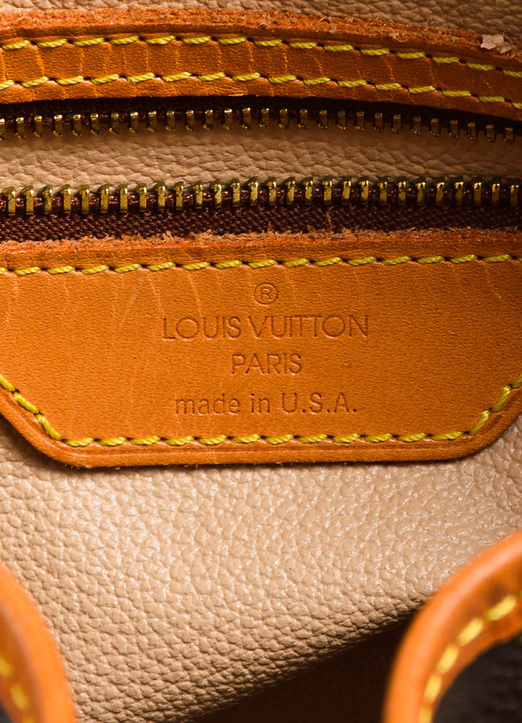 Louis Vuitton | Brown Louis Vuitton Coated Canvas 'LV' Monogram 