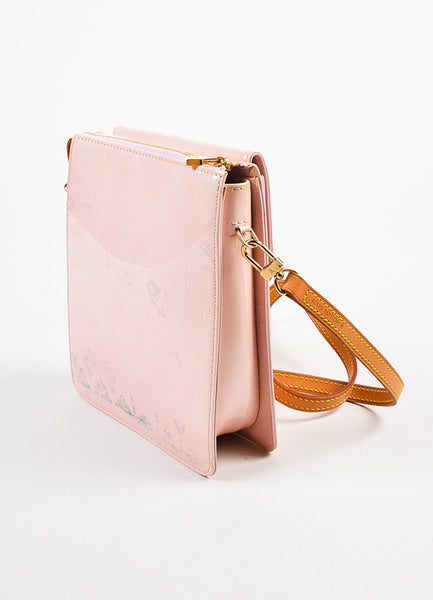 Louis Vuitton Baby Pink Vernis Leather Embossed &quot;Mott&quot; Crossbody Bag – Luxury Garage Sale