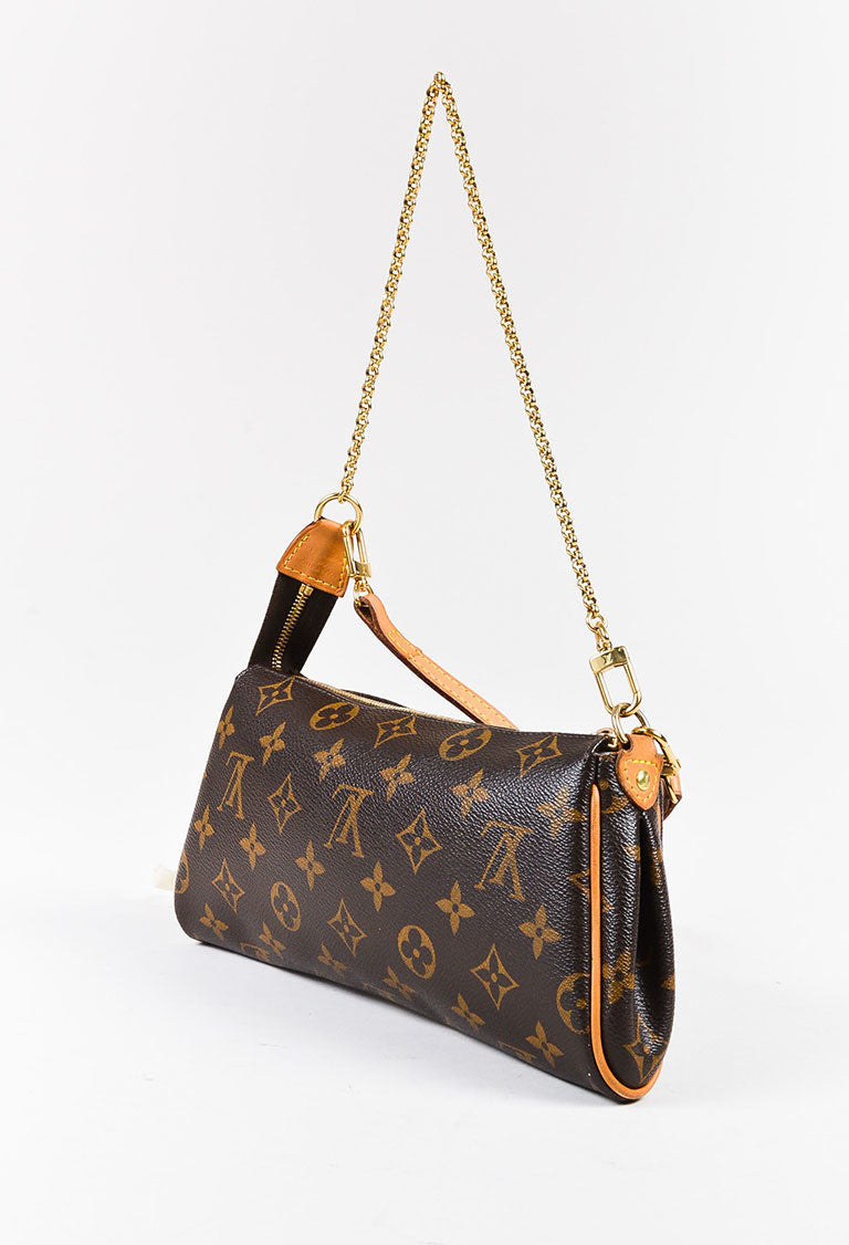 Louis Vuitton Brown Monogram Canvas &quot;Eva&quot; Pochette Bag – Luxury Garage Sale