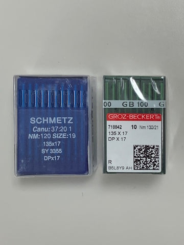 135×17 SCHMETZ Box of 100 needles to use in JUKI DNU1541 DU1181 LU1510  LU2810 LU2210 Consew 206rb 226 255 all walking foot machines including  double needle machines – Raichert Industrial Sewing Equipment