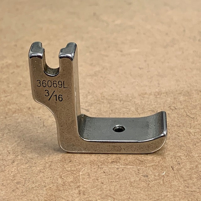 36069L Left Piping Presser Foot for Juki DDL-8700 - Cording, Welting P ...