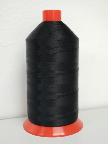 Amann Strongbond Bonded Nylon Thread T-70 Black 16 oz. Cone - #4000 – Sunny Sewing  Machines