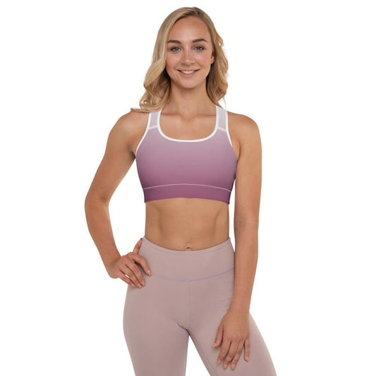 3D Hexagon Fade - Padded Sports Bra – Yogasity