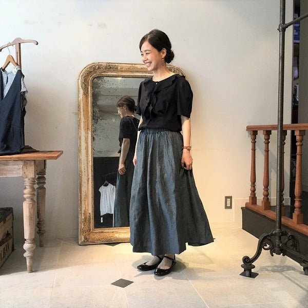 当店だけの限定モデル LISETTE リネン ロングスカート tdh