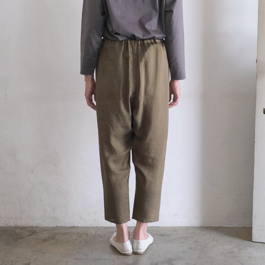 さくら様専用 uryya silk rib pants シルクパンツ パンツ カジュアル