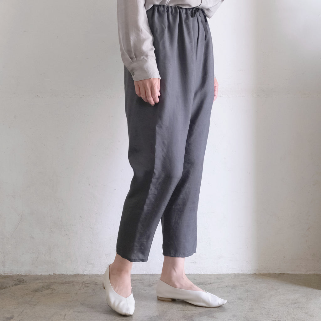 さくら様専用 uryya silk rib pants シルクパンツ パンツ カジュアル