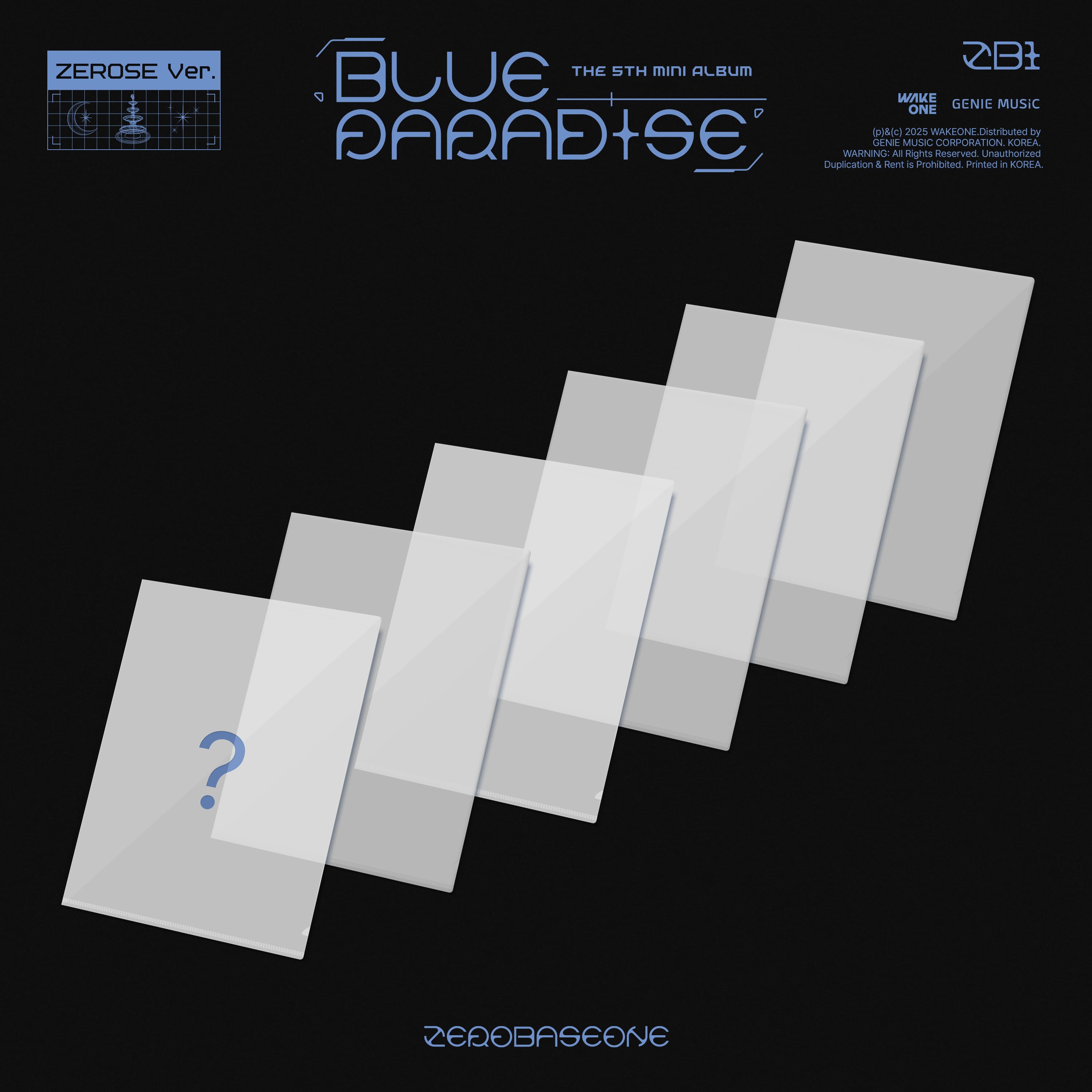 ZEROBASEONE (ZB1) - 5th Mini Album - BLUE PARADISE - ZEROSE VERSION