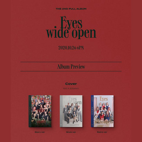 Twice 2nd Full Album Eyes Wide Open Saranghello