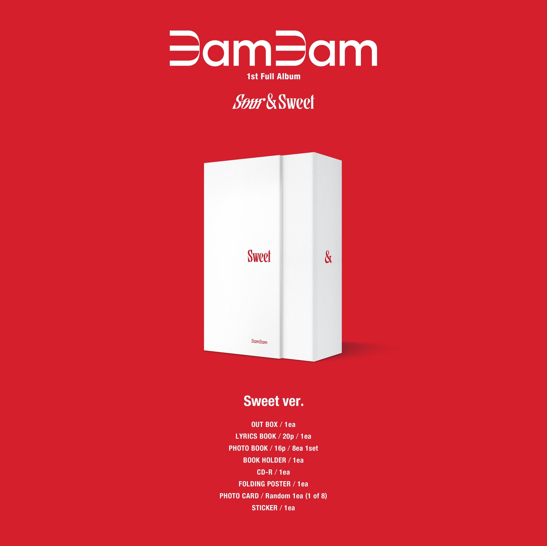 品質のいい SWEET – Sour Kpop ver. BamBam GOT7 1ST Sour&Sweet CD