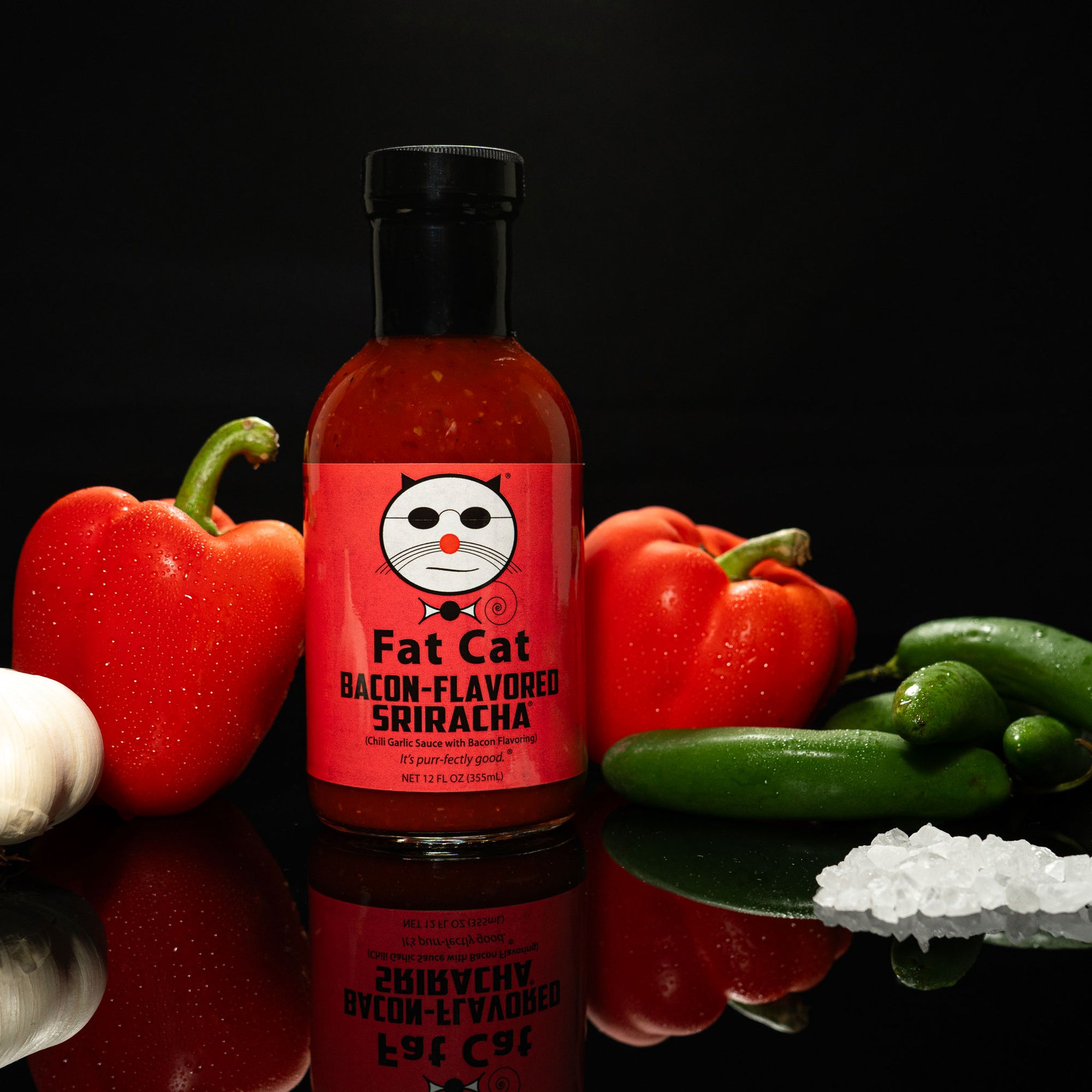 Heat Lovers 5 Bottle Hot Sauce Gift Box by Fat Cat Gourmet – Fat