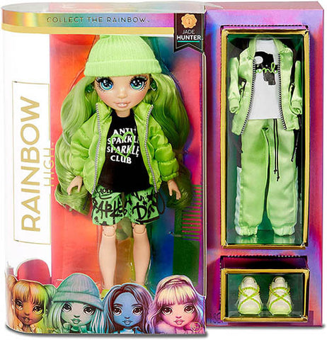 Bambola-Rainbow-High-verde-jade-hunter