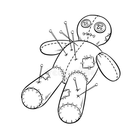 Bambole voodoo disegno