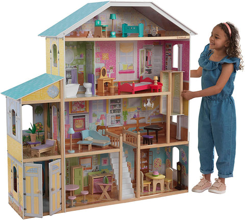 Casa delle bambole in legno di alta qualità Kidkraft