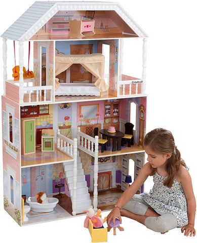 Casa di bambola in legno di alta qualità