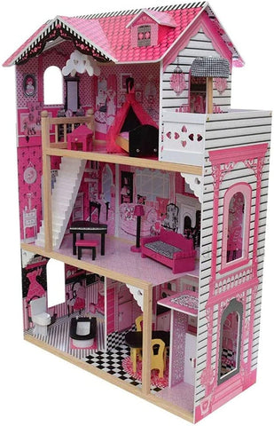 Casa delle bambole in legno di alta qualità