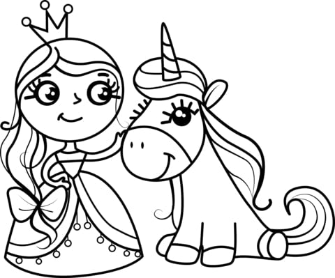 disegno-principessa-unicorno-da-colorare