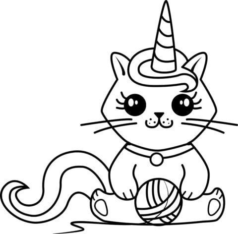 disegno-unicorno-kitty-da-colorare