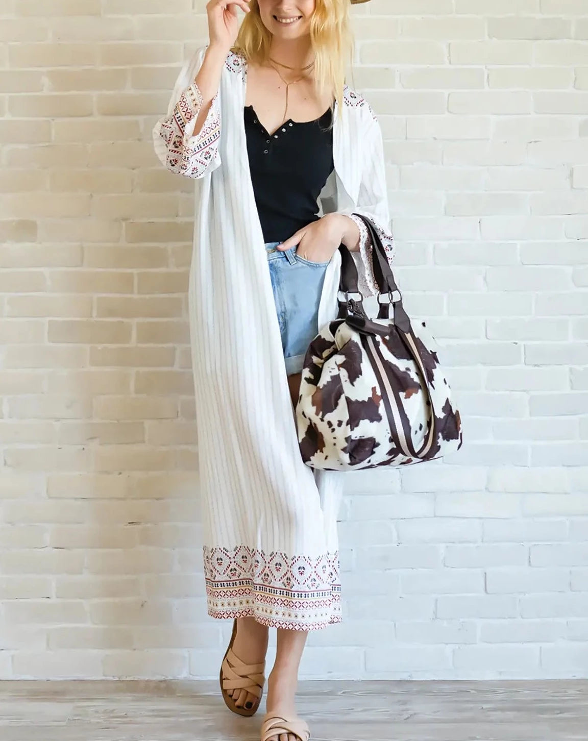 ALEXANDRA TRIBAL PRINT KIMONO