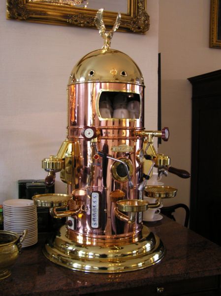 old espresso machine