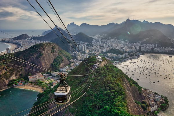Gondola view over Rio de Janeiro, Brazil