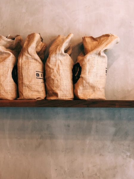 selection of single-origin small-lot coffee