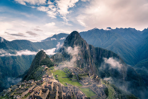 Machu Picchu in the Andes