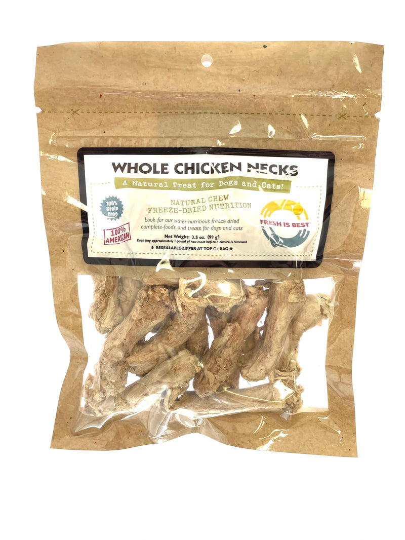 freeze dried chicken necks for cats