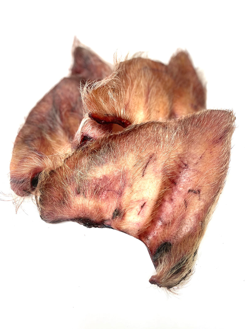 raw hides pig ear