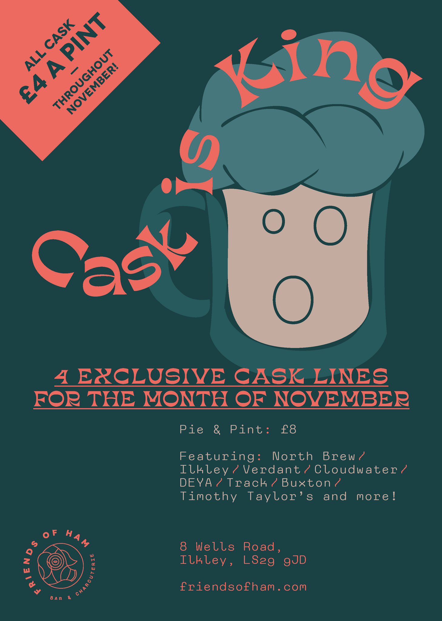 cask celebration this november at friends of ham ilkley