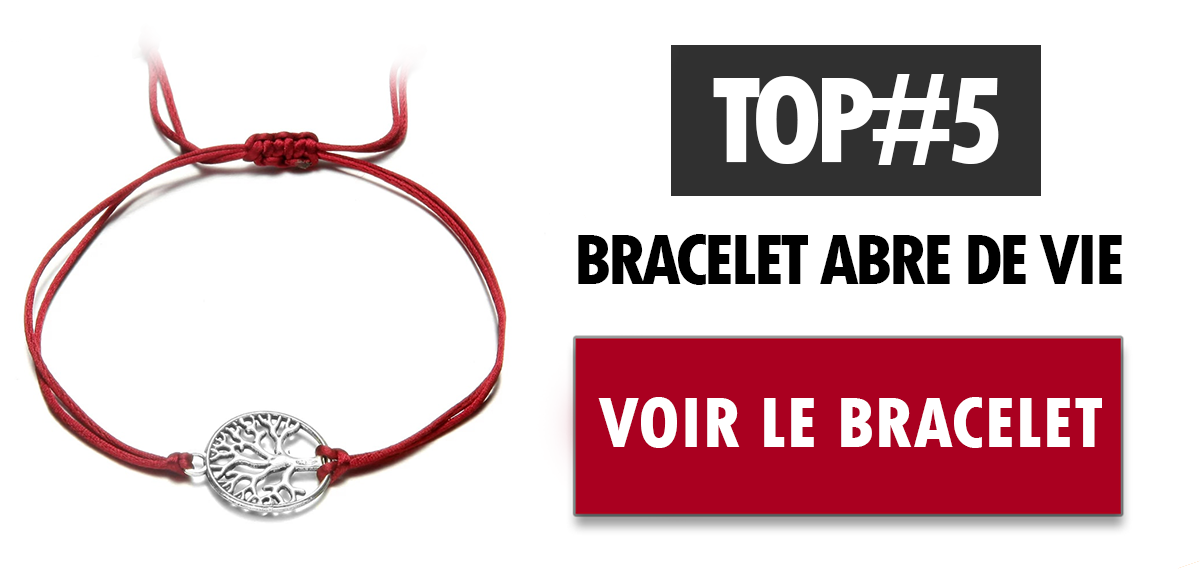 Bracelet arbre de vie homme rouge top 5