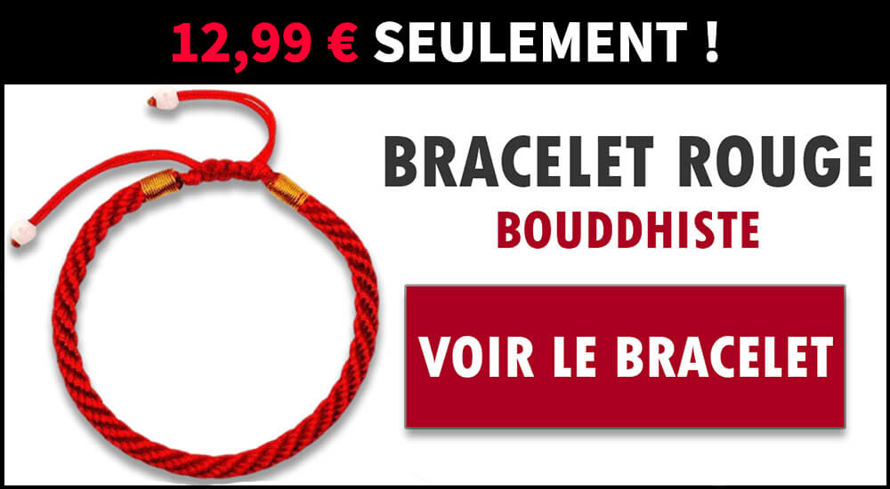 BRACELET ROUGE BOUDDHISTE