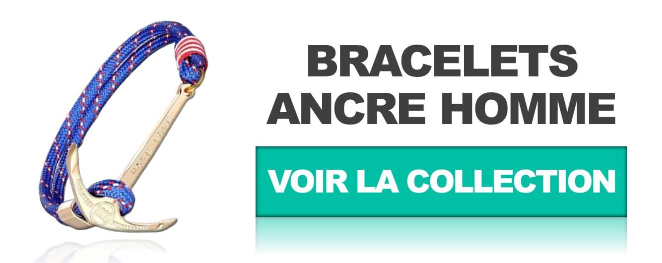 collection bracelet ancre homme