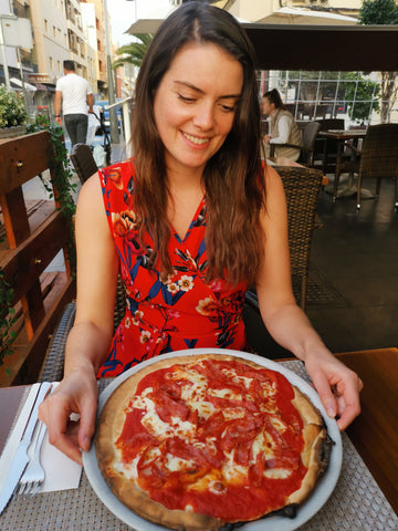 gluten free galway girl with pizza