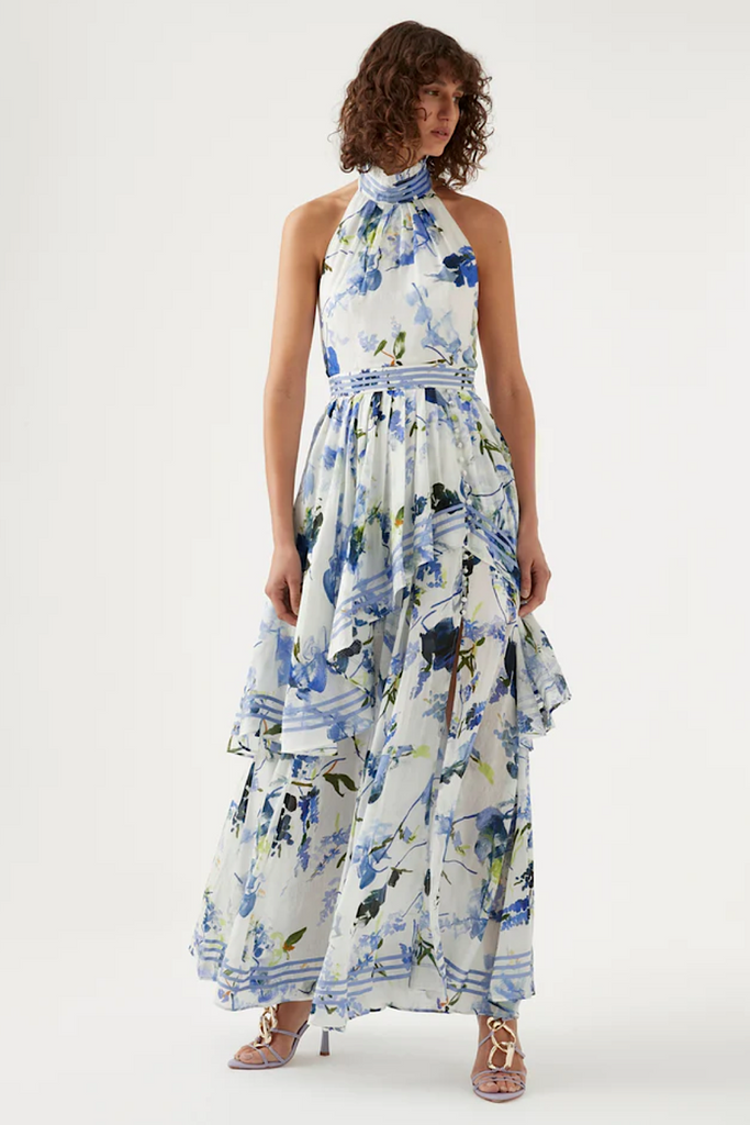 Aje Sienna Maxi dress- Lavenders Of Provence | Style Hutt Studio