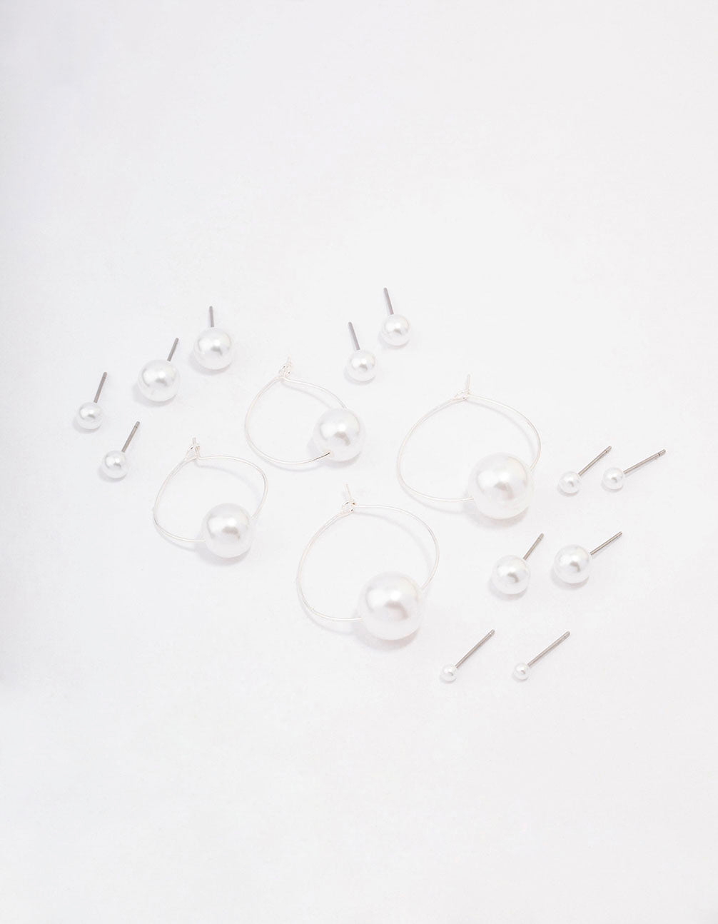 Hypoallergenic Fish Hooks Earrings - 120 PCS/60 Pairs White Gold