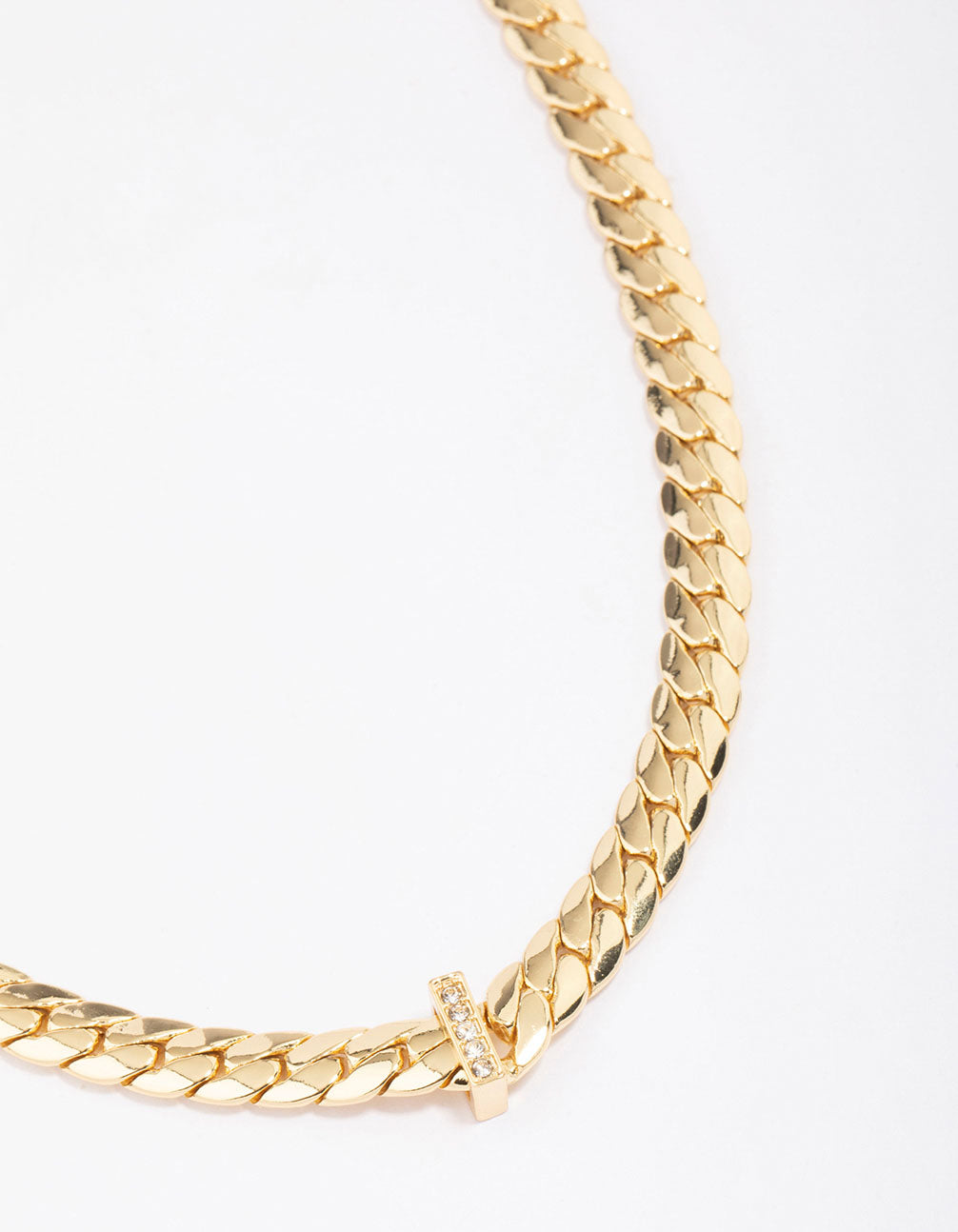 Gold Multi Chain Diamante Head Chain - Lovisa
